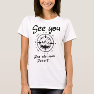 T-shirt À Red Mountain Resort Randonnée Vacances Ski