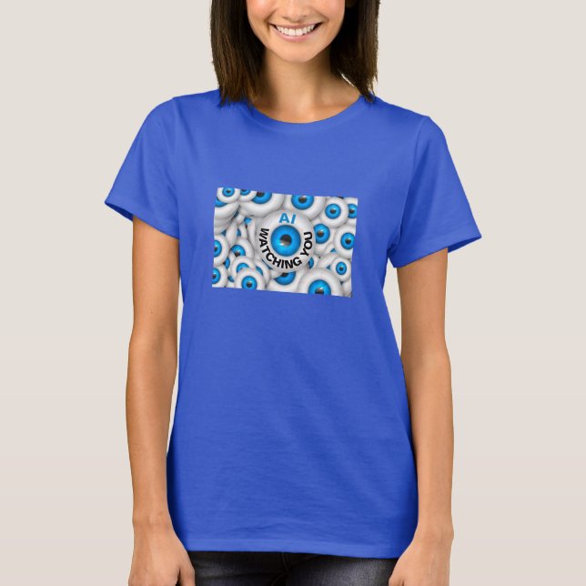 T-shirt à regarder AI (sombre) (Devant)