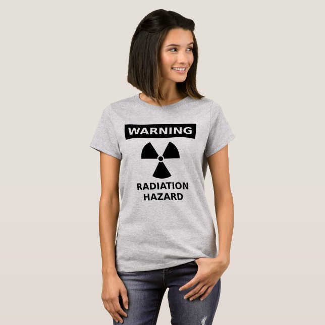 T-shirt à risque de rayonnement (Devant entier)