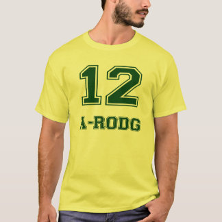 T-shirt A-Rodg #12 - Jaune