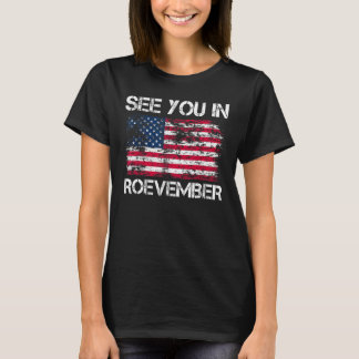 T-shirt à ROEVEMBER US Drapeau Vintage
