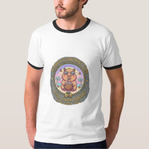 T-shirt à sonnerie Cute Capybara K-Pop K-Coconut C
