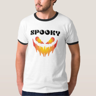 T-shirt à sonnerie de base Halloween avec typograp