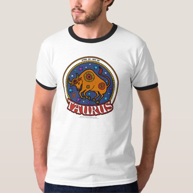 T-Shirt à sonnette de base pour hommes NP Taurus (Devant)