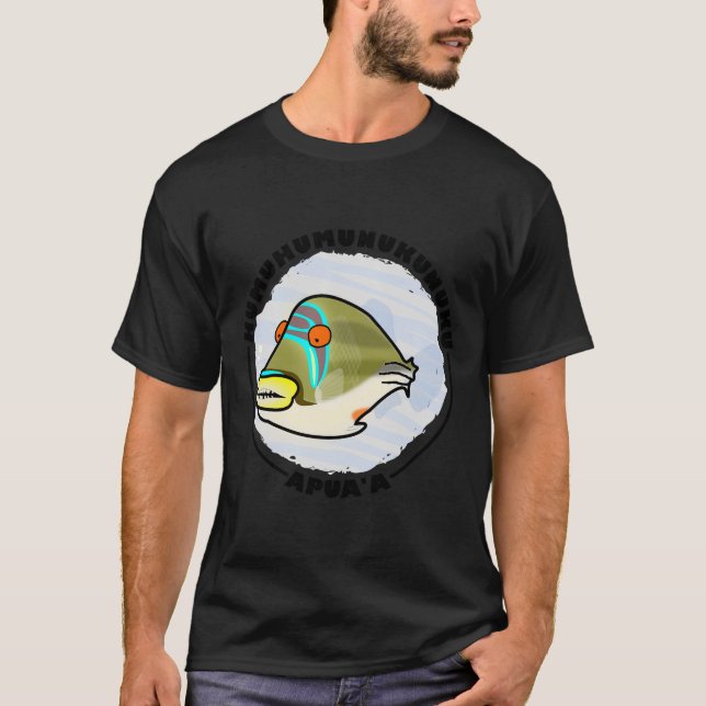 T-shirt A State Fish Of Hawaii (Devant)