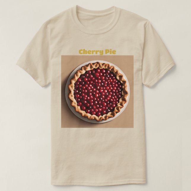 T-shirt à tarte cerise (Design devant)