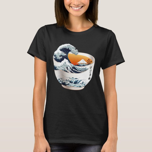 T-shirt A Tea that Takes You to Japan Okinawa Kanagawa Tea (Devant)