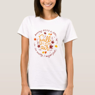 T-Shirt À Thème Automne Pots
