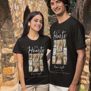 T-shirt À Tout Jamais Dans Nos Cœurs   Mémorial En Collage