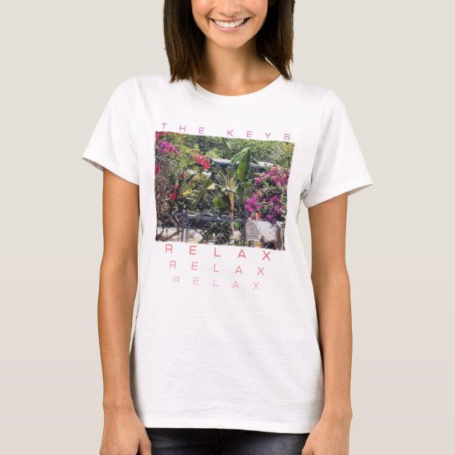 T-shirt A travers une porte du jardin... (Devant)