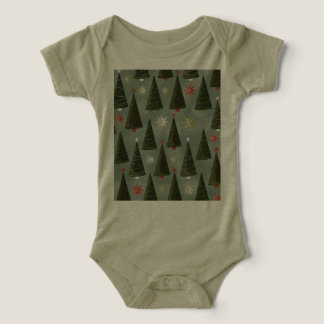 T-shirt à trois pièces pour bébé de Noël
