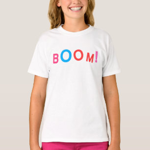 T-shirt à typographie de bande dessinée BOOM!