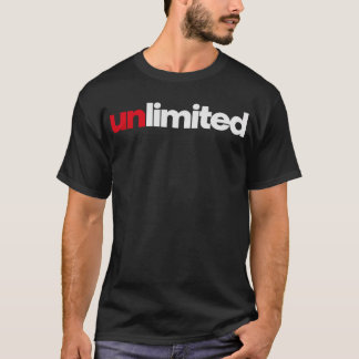 T-Shirt à typographie illimitée