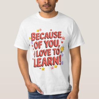 T-shirt à typographie mignonne virale qui se vend