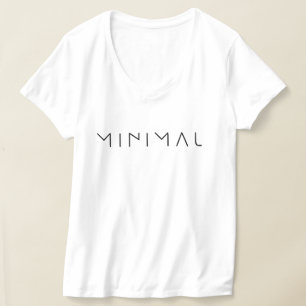 T-Shirt à typographie minimaliste 
