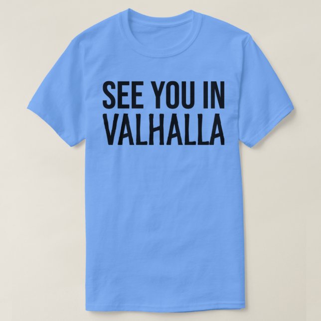 T-shirt À Valhalla (Design devant)