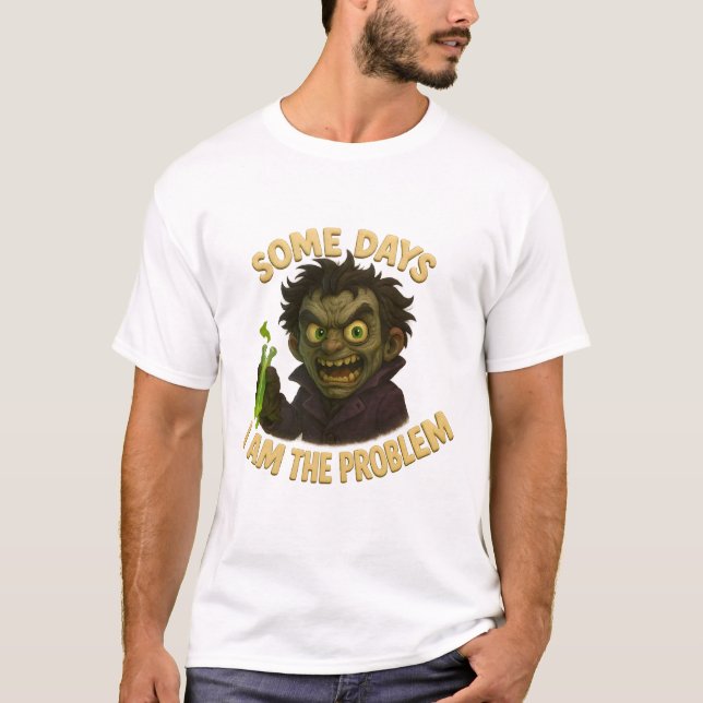 T-shirt A veces soy el problema... a veces la solución (Devant)