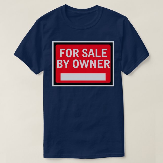 T-shirt À Vendre Par Propriétaire (Design devant)