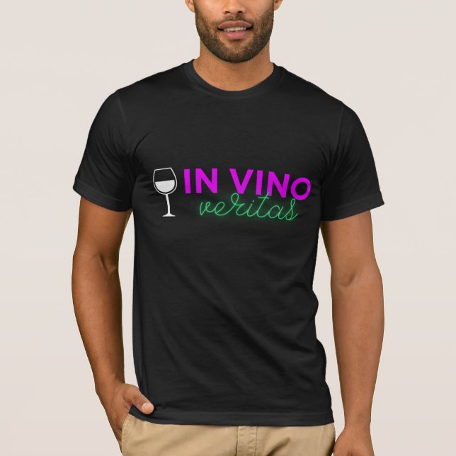 T-shirt à Vino Veritas (Devant)