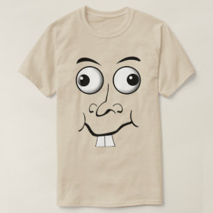 T-Shirt à visage idiot