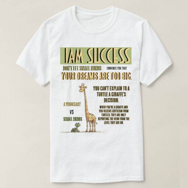 T-SHIRT A VISIONARY (Design devant)