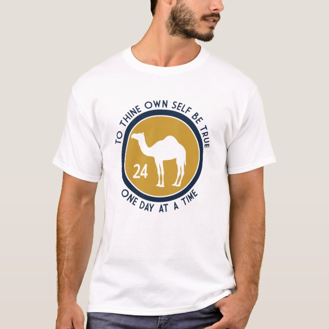T-shirt À votre propre être vrai - Gold & Blue Recovery (Devant)