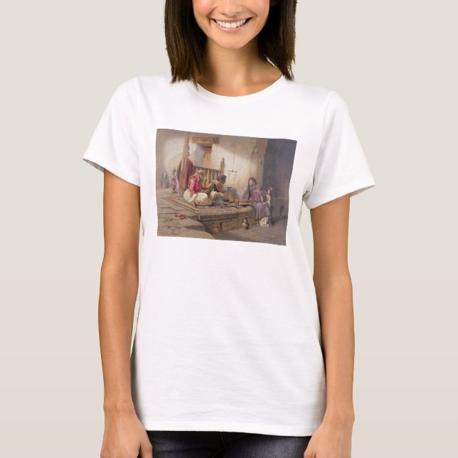 T-shirt A weaver in Esna, one of 24 illustrations produced (Devant)
