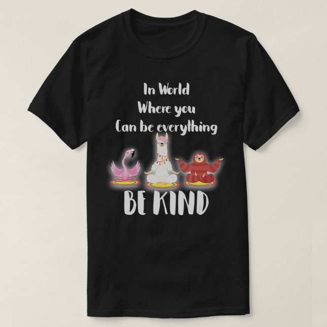 T-shirt a world of kindness Unity Day anti-bullying choose (Design devant)