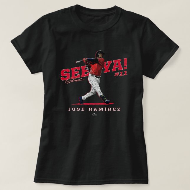 T-shirt À Ya ! Jose Ramirez Cleveland MLBPA (Design devant)