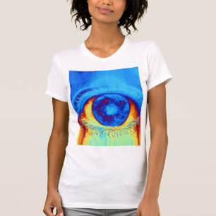 T-shirt à yeux psychédélique