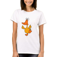 AA chemise de bande dessinée de canard de danse