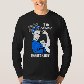 T-shirt aa T1D Type 1 Sensibilisation au diabète Type 1 Di