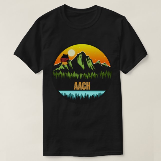 T-shirt Aach, Allemagne (Design devant)