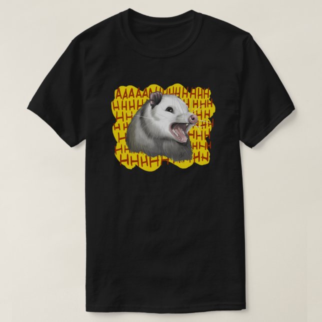 T-shirt AAHHnimal - Opossum (Design devant)