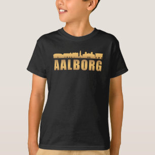 T-shirt Aalborg Danemark City Skyline Cityscape Funny Cade