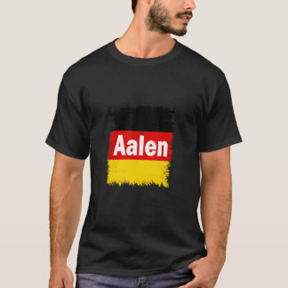 T-shirt Aalen Allemagne avec drapeau allemand