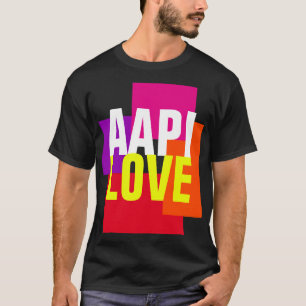 t-shirt Aapi Love Typography