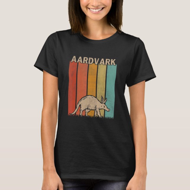 T-shirt Aardvark Hommes Femmes Enfant Mignonne Aardvark (Devant)