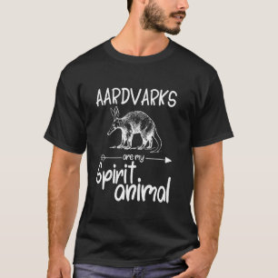T-shirt Aardvarks Sont Mon Esprit Animal Pour Hommes Femme