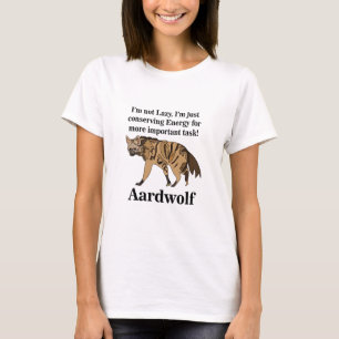 T-shirt Aardwolf Hyena Spirit Amoureux des animaux