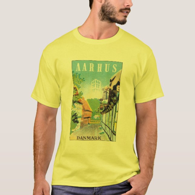 T-shirt AARHUS, Danmark (Devant)
