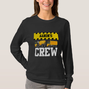 T-shirt Aaron Construction Crew Doublon Custom Dump Truc