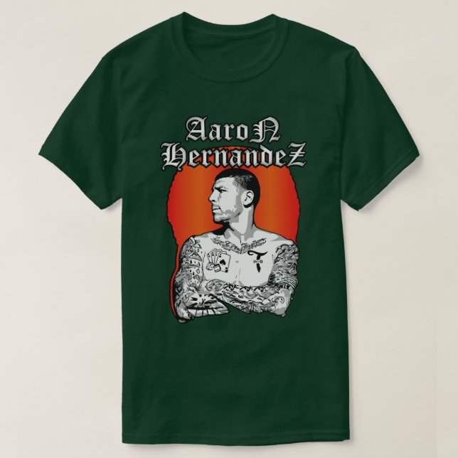 T-shirt AARON Hernandez Classic T Shirt TeeNbspShirt I Lov (Design devant)