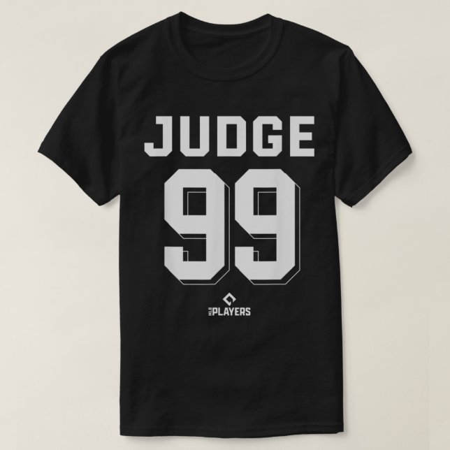 T-shirt Aaron Juge 99 New York Joueur de baseball MLBPA Sp (Design devant)
