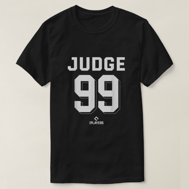 T-shirt Aaron Juge 99 New York Joueur de baseball MLBPA Sp (Design devant)