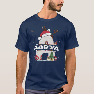 T-shirt Aarya Noël Aarya Nom pour un Xmas drôle