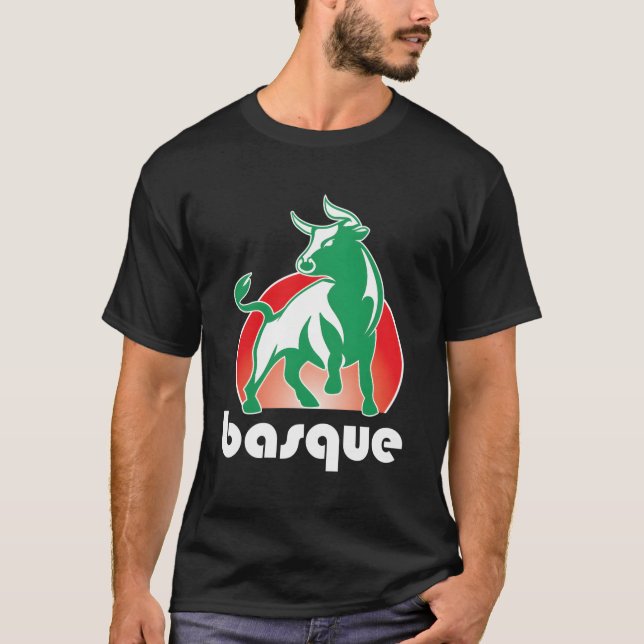 T-shirt Aatxe La Fierté Basque Bull Basque (Devant)