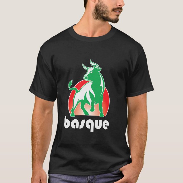 T-shirt Aatxe La Fierté Basque Bull Basque (Devant)