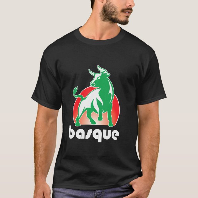 T-shirt Aatxe La Fierté Basque Bull Basque (Devant)