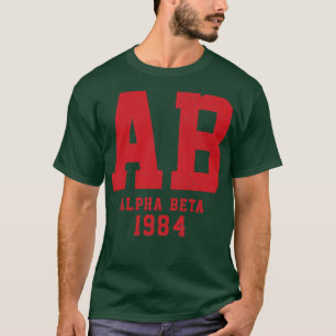 T-shirt AB Alpha Beta 1984 Fraternité vintage Revenge of t